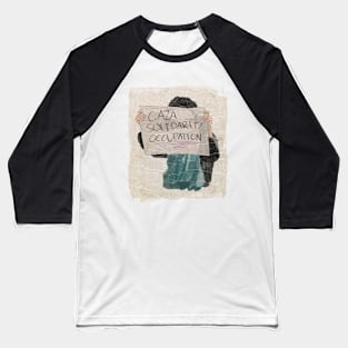 Gaza Solidarity Occupation - Original Artwork Baseball T-Shirt